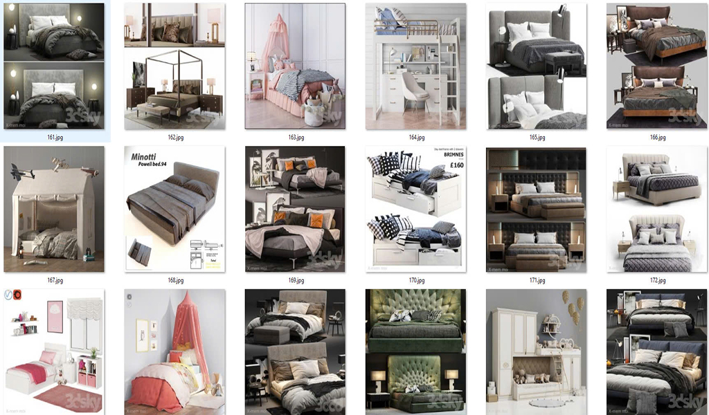 50 MODEL GIƯỜNG VOL9 - D5